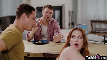 She does not accept that her man ejaculates so quickly without her not feeling the orgasm